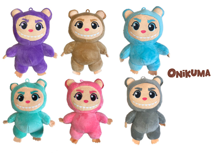 (Mis 3) ONIKUMA Peluche In piedi 25 cm 6ass (con viso ricamato) c/hangtag…x96